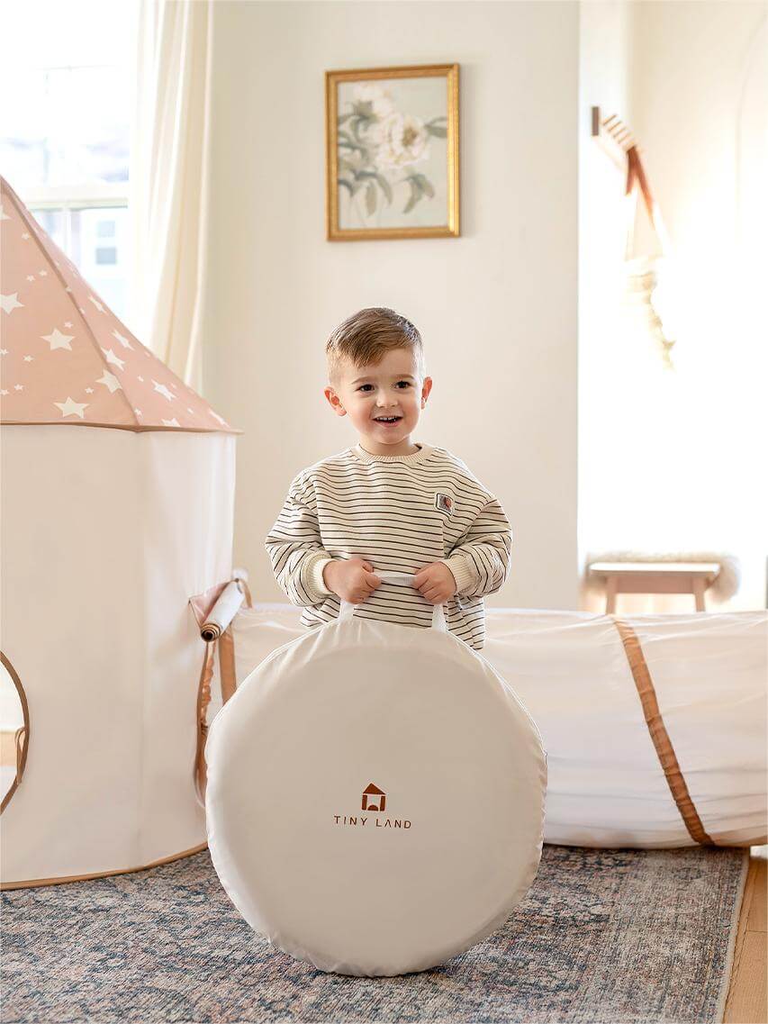 Tiny Land® Compact Adventure 3-in-1 Play Tunnel With no Balls - Image 8